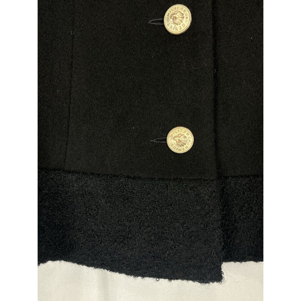 Vintage Chivalry Wool Jacket Made in USA Gold Crest Buttons Equestrian Style XS - Picture 9 of 14